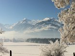 Blick auf Kaprun und dem Kitzsteinhorn