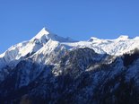 Blick vom Appartement Christine zum Kitzsteinhorn